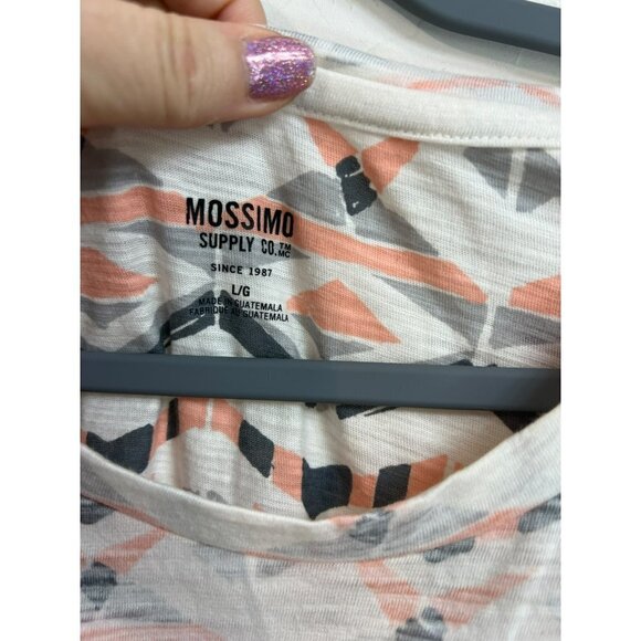 Mossimo Sz Large Inside Out Look Southwestern Print Tee Shirt T Shirt NWT - Picture 3 of 6